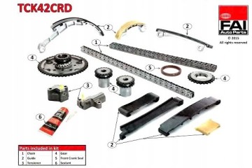 FAI TIMING CHAIN KIT NISSAN DOHC NAVARA 2 5DCI PATHFINDER 2 5DCI