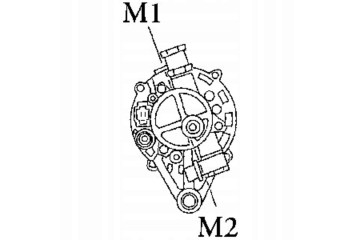 New alternator OPEL Astra H 1 7 CDTi 100 Ampere with clutch wheel and pump Catalog number of substitutes ALANKO 10443160 ALANKO 