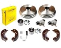cylinder bearing jaw drums set NISSAN MICRA K12 NOTE E11 REAR KPL