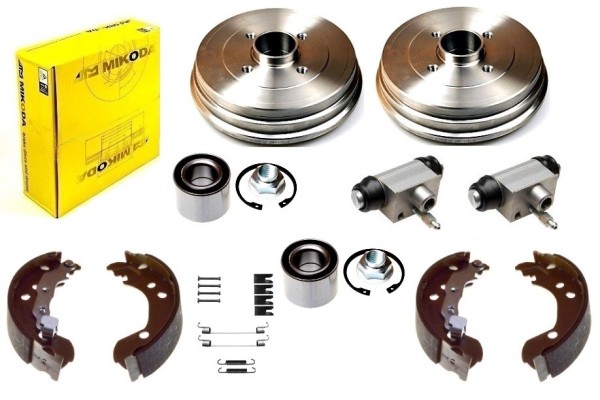 cylinder bearing jaw drums set NISSAN MICRA K12 NOTE E11 REAR KPL