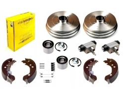 cylinder bearing drums RENAULT CLIO III 2005 MODUS REAR KPL