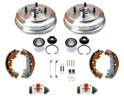 drums shoes bearings cylinders FORD FIESTA V 2002 2008 FUSION MAZDA 2 DY