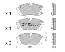 GALFER SDT 21105500 brake pads