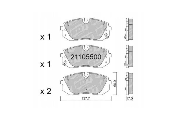 GALFER SDT 21105500 brake pads