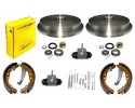 cylinder bearing jaw drums set VW PASSAT B3 B4 REAR 230mm