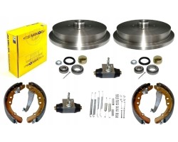 cylinder bearing jaw drums set VW PASSAT B3 B4 REAR 230mm