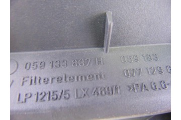 059133837H FILTRO AIRE AUDI A8 (D2) 2.5 TDI Quattro 2001 059133837H 206494 AUDI - 2