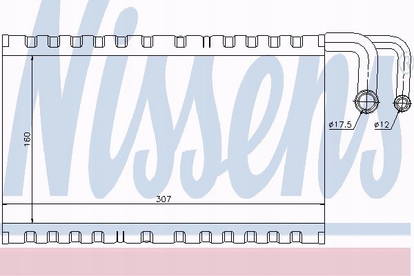 NISSENS 92235 EVAPORATOR BMW 6 E 63 04 645 CI