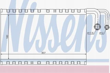 NISSENS 92235 EVAPORATOR BMW 6 E 63 04 645 CI Part manufacturer Nissens