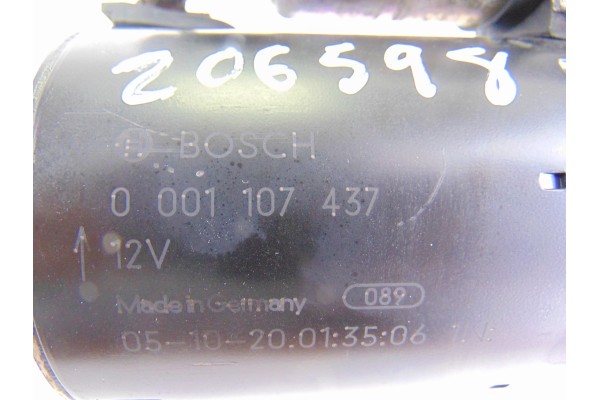 0001107437 MOTOR ARRANQUE OPEL MERIVA