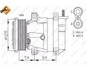 32484 NRF AIR CONDITIONING COMPRESSOR CHEVROLET LACETTI 05
