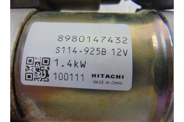 8980147432  MOTOR ARRANQUE OPEL ASTRA H BERLINA Edition 2011 8980147432 207432 OPEL - 2