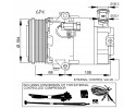 AIR CONDITIONING COMPRESSOR TYPE DELPHI OPEL ASTRA H 04 1 7CDTi Quality of parts according to GVO Q original with factory logo O