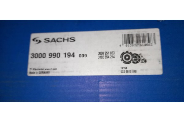 Clutch SAAB 9 3 2 0 2 2 02 15 SACHS 3000990194 Catalog number of the part 3000 990 194
