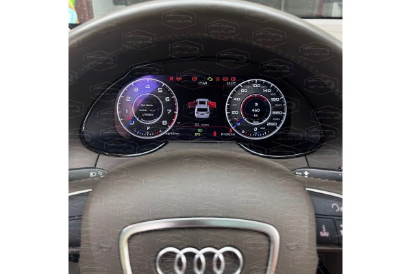 COUNTER Clocks Virtual LCD AUDI Q3 2012 2018 Packaging status original