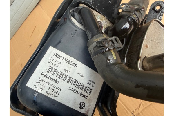 VW TOURAN 2 II 10 15 WEBASTO RECOMMEND Catalog number of the part WEBASTO TOURAN II