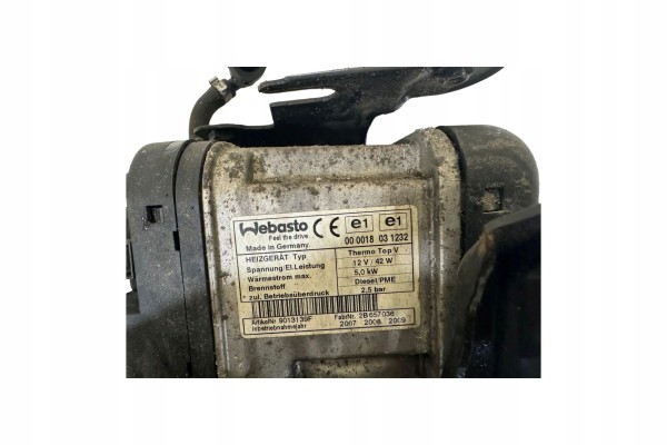 Calefactor estacionamiento (Webasto) Audi A3 S3 8P 000018031232