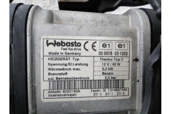 PARKING HEATER WEBASTO VW GOLF VI 5K 5K0 1 4 TSI 2010 1K0815005KS Car type passenger cars