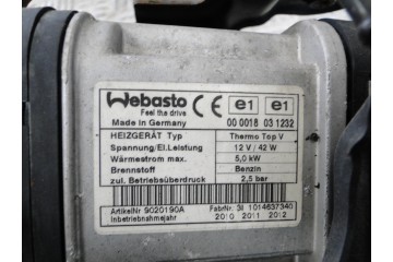 PARKING HEATER WEBASTO VW GOLF VI 5K 5K0 1 4 TSI 2010 1K0815005KS Car type passenger cars