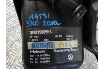 PARKING HEATER WEBASTO VW GOLF VI 5K 5K0 1 4 TSI 2010 1K0815005KS Version European