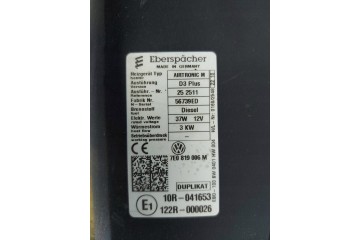VW T6 1 WEBASTO PARKING HEATER 7E0819006M Car type cargo vans