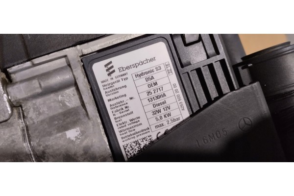 Calefactor estacionario Webasto para Mercedes E W213 y GLC W253 A25350