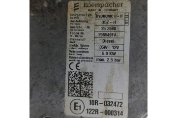 Calefactor de estacionamiento Toyota Yaris 2016 (Webasto) 122R000314