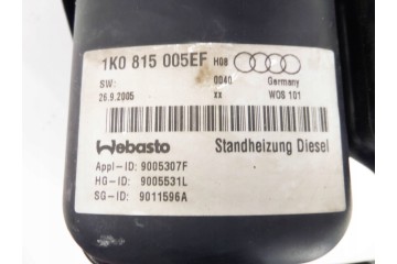 2005 Audi A3 S3 8P Parking Heater (Webasto) 1K0815005EF