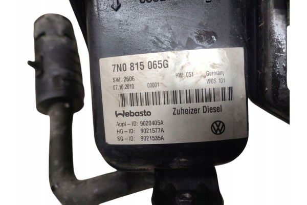 WEBASTO PARKING HEATER VW SHARAN II 7N ALHAMBRA II 2 0 TDI 7N0815065G Catalog number of the original 7N0815065G