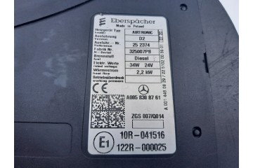 WEBASTO AIRTRONIC MERCEDES ATEGO AXSOR A0058308761 Catalog number of the part A0058308761