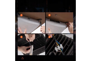 Set of 4x LED lamp 80W 8800 lm 5000K