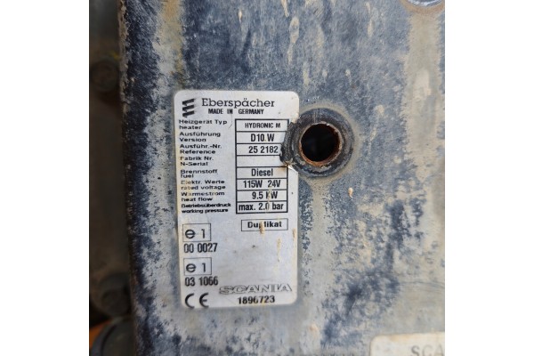 Wet parking heater Eberspacher Hydronic M D10W Scania 4 R Car type trucks
