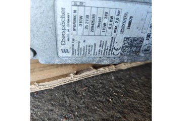 Wet parking heater Eberspacher Hydronic M D10W Scania 4 R Customs tariff code 87089997