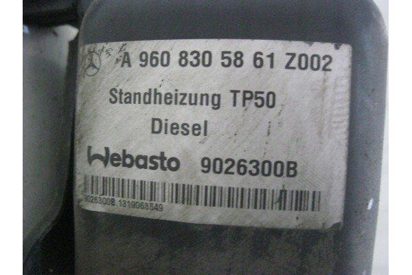 MERCEDES ACTROS MP4 WEBASTO HEATING A9608305861 Car type trucks