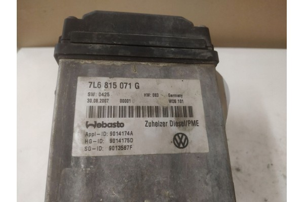 2007 Volkswagen Touareg I Parking heater Webasto 67889C Catalog number of the part 67889C