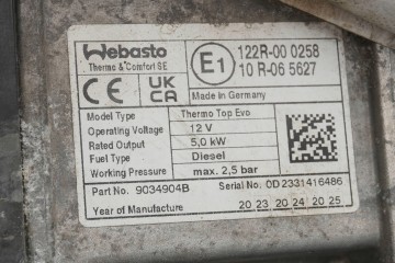 Calefactor estacionario Webasto para Citroën y Peugeot 9828428680 903