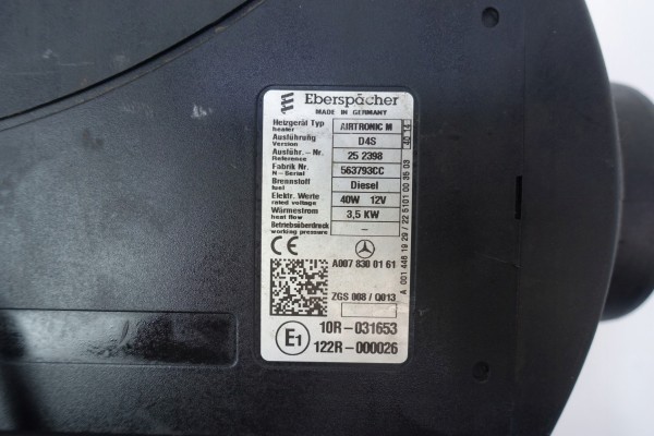 Calefactor estacionario Webasto seco Mercedes A0078300161