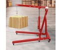 Red Folding Hydraulic Crane Carbon Steel Iron Alloy Steel 0 2 1m 0 6 89ft Part manufacturer Acura OE