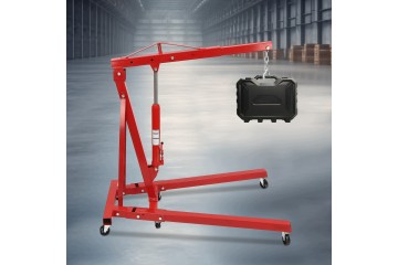 Red Folding Hydraulic Crane Carbon Steel Iron Alloy Steel 0 2 1m 0 6 89ft EAN GTIN 743169254906