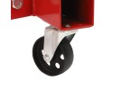 Red Folding Hydraulic Crane Carbon Steel Iron Alloy Steel 0-2.1m/0-6.8