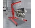 Red Folding Hydraulic Crane Carbon Steel Iron Alloy Steel 0-2.1m/0-6.8