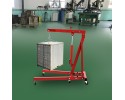Red Folding Hydraulic Crane Carbon Steel Iron Alloy Steel 0-2.1m/0-6.8