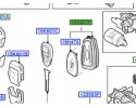 Ford Mondeo MK4 SMax Galaxy Focus central lock remote control