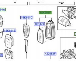 Ford Mondeo MK4 SMax Galaxy Focus central lock remote control