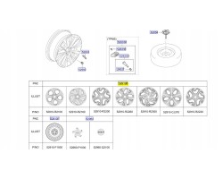 Alloy wheel 7 5J x 19 Kia