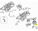 Interior heater blower motor Mercedes Benz SLK R171 A1718350104 RHD Catalog number of the original 1718350104