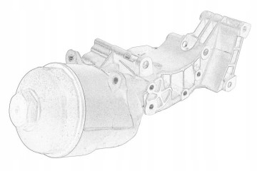 Oil filter housing BMW 3 Convertible E46 11421713838 1713838 ORIGINAL Part manufacturer BMW OE