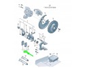 REAR BRAKE PADS AUDI A4 B8 8K0 698 451 P NEW OE Catalog number of the part auto 8K0698451P