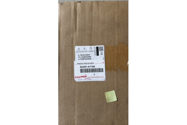 SU001 A7185 Toyota Proace New HiFi Audio Controller Module Customs tariff code 85123090