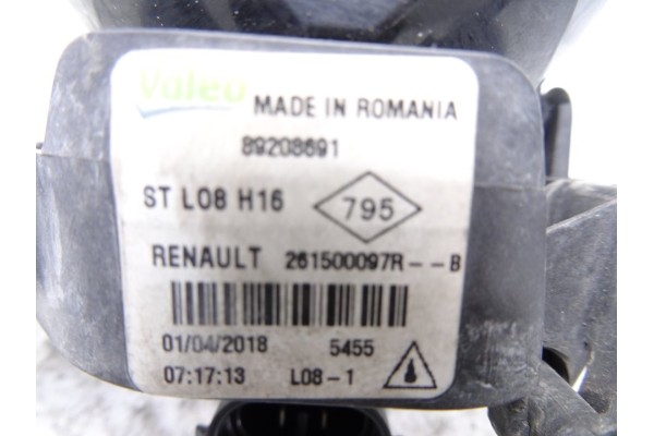 Faro antiniebla derecho, Dacia Sandero Ii Basis 2018, 261500097R